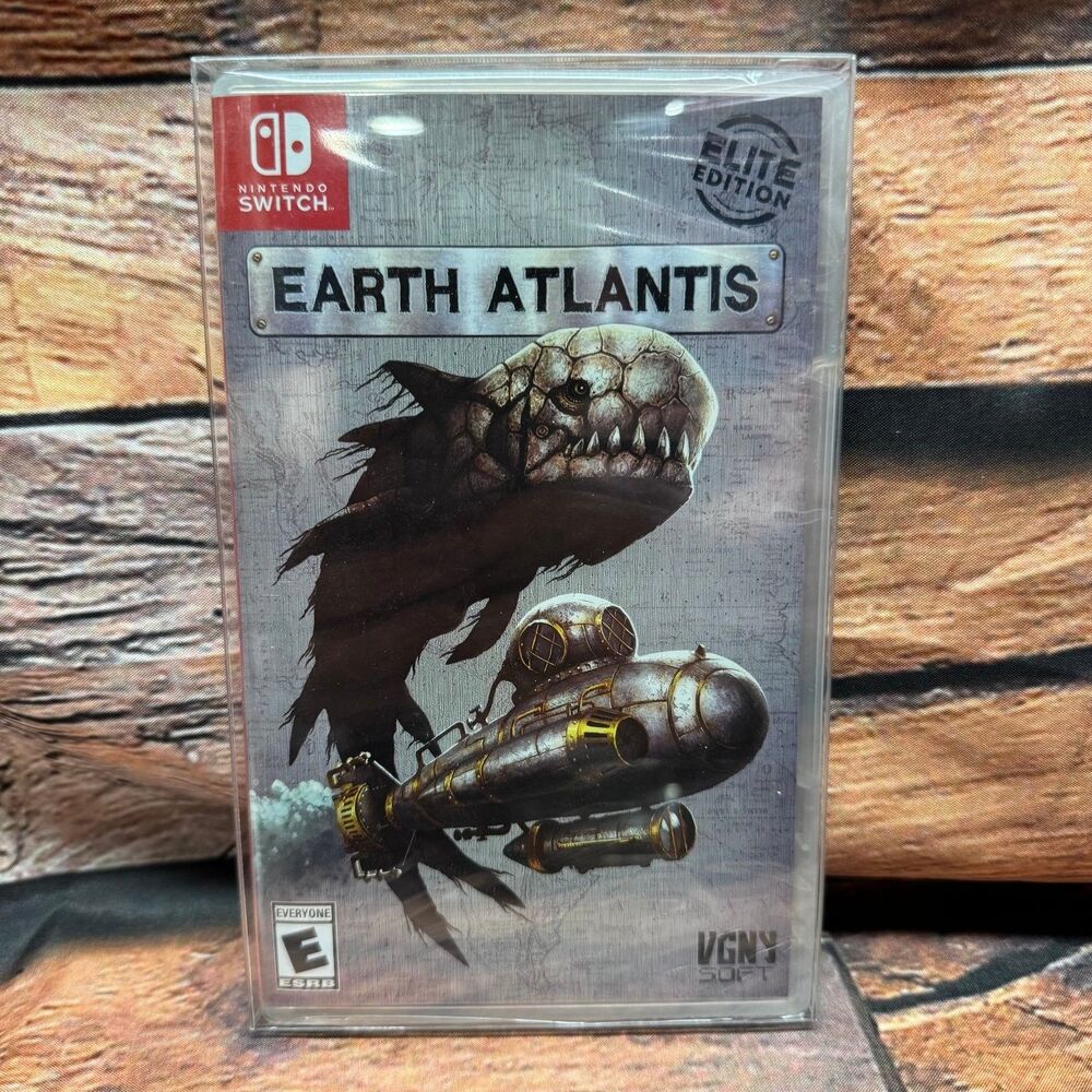 Earth Atlantis Elite Edition Nintendo Switch VGNYsoft Headup New Sealed Shmup